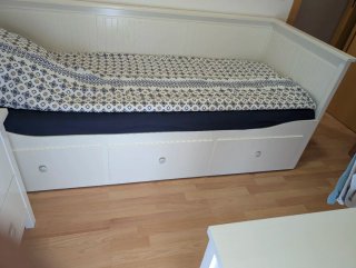 Cama Diván Ikea Hemnes Blanca
