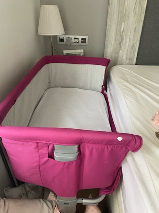 Minicuna colecho Chicco Rosa