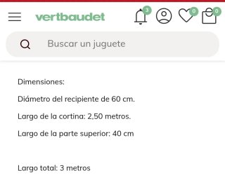 Dosel para cama o cuna