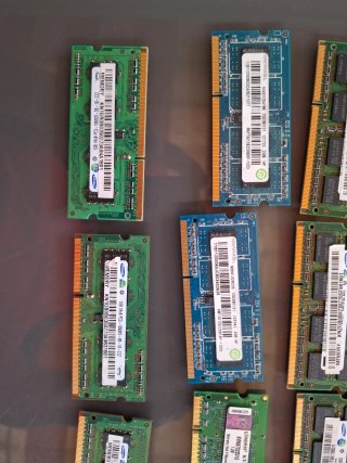 Lote 19 Módulos RAM Portátil DDR2/DDR3 41GB