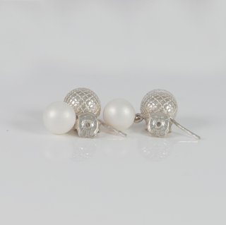 Pendientes Tous Plata 925 Perla Beach Disco