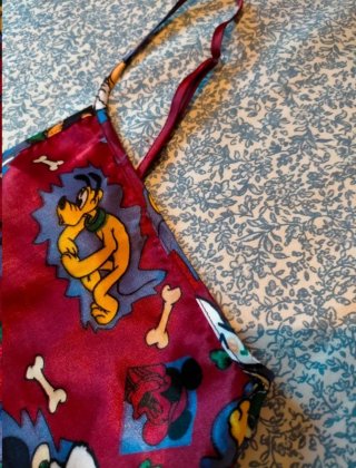 Camisón tirantes estampado Mickey y Pluto