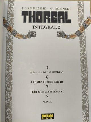 THORGAL INTEGRAL 2 VAN HAMME & ROSINSKI