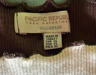 Top corto Pacific Republic patchwork