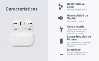 Auriculares Inalámbricos Blancos