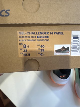 Scarpe da padel Asics N.40