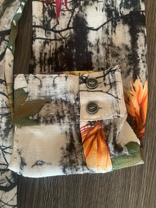 Camisa Paz Torras Floral Abstracta Multicolor