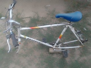 Cuadro Bicicleta Peugeot Vintage