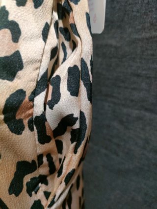 Pantalón bombacho estampado leopardo