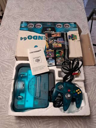 Nintendo 64 azul hielo PAL