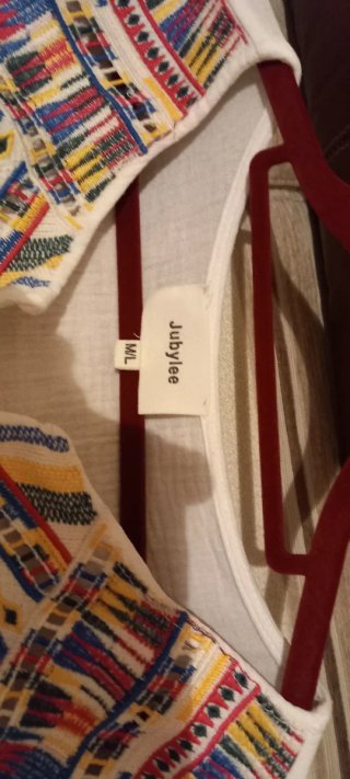 Camisa blanca bordada Jubylee talla M