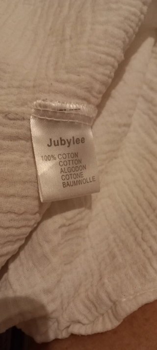 Camisa blanca bordada Jubylee talla M