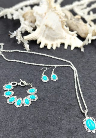 Parure Turchese & Argento