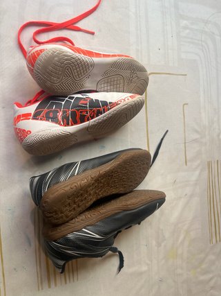 Pack zapatillas fútbol sala Adidas y Puma