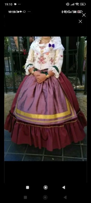 Vestido Valenciana a l'antiga
