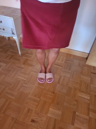 Falda de pana talla 50
