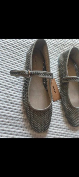 Bailarinas Corina Talla 38 Gris