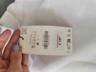 Vestido blanco ZARA