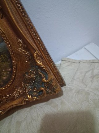 Quadro vintage dorato