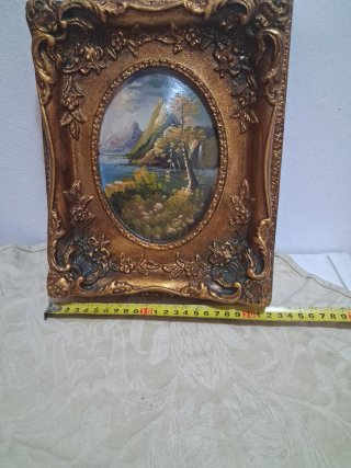 Quadro vintage dorato