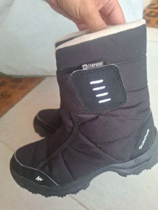 Botas Nieve Quechua Niña/Niño Negras