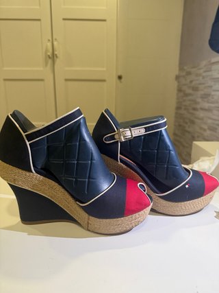 Sandalias cuña Tommy Hilfiger originales