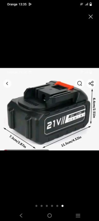 4 Baterías 21V 4000 mAh