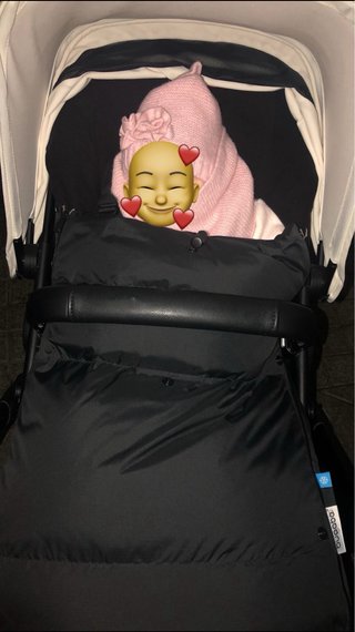Saco Carro Bebé Bugaboo Negro