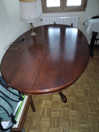Mesa comedor extensible madera maciza