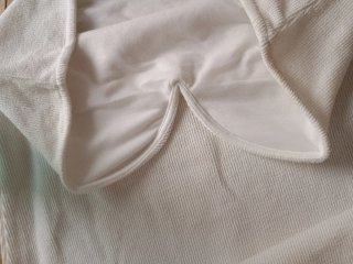 Vestido H&M blanco sin tirantes