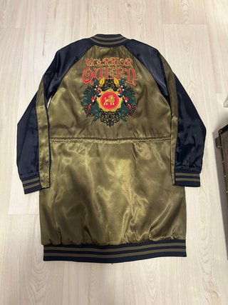 Chaqueta bomber larga