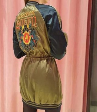 Chaqueta bomber larga