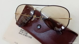 Aviadoras de Ray Ban leathers made in USA