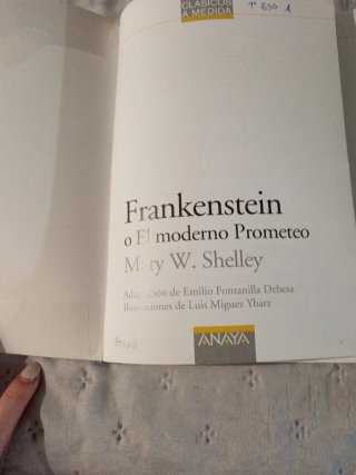 Frankenstein o El moderno Prometeo