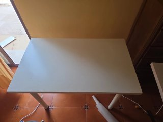Mesa escritorio blanca Ikea