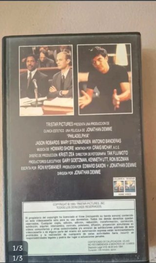 VHS Película Philadelphia