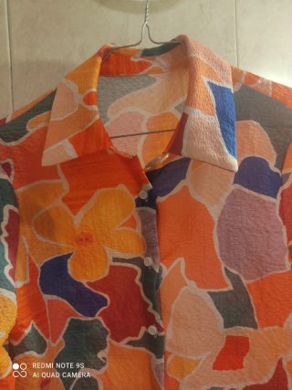 Camisa estampada multicolor