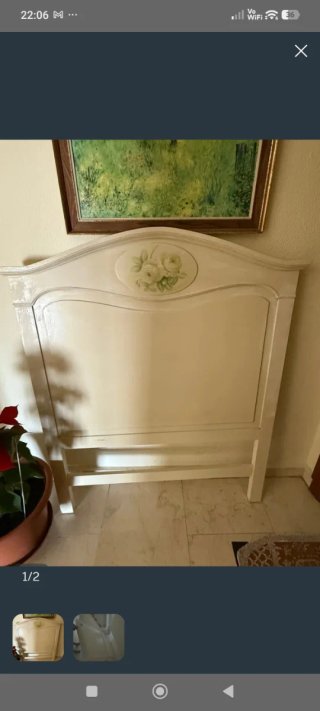 Cabecero de madera 90 cm