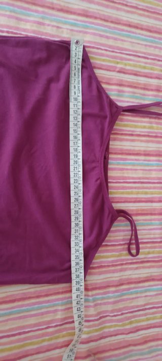 Top estivo con bretelle in cotone