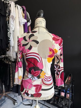 Camiseta Comma floral M