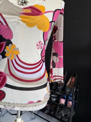 Camiseta Comma floral M