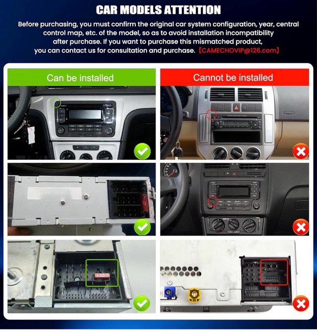 Pantalla CarPlay, para Volkswagen Seat Škoda