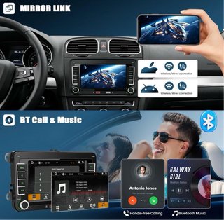 Pantalla CarPlay, para Volkswagen Seat Škoda