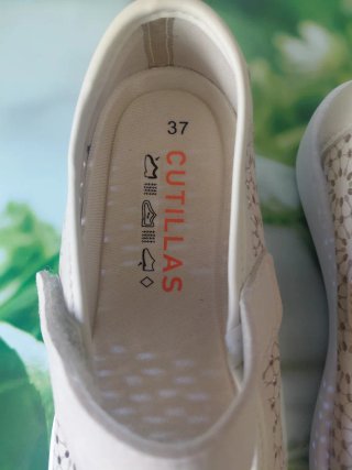 Zapatillas Doctor Cutillas Talla 37 Beige