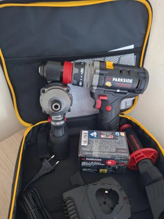 Pack Taladro Atornillador Parkside 12V