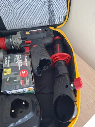 Pack Taladro Atornillador Parkside 12V