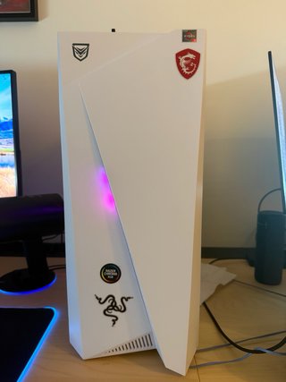 PC Gaming Razer Blanco