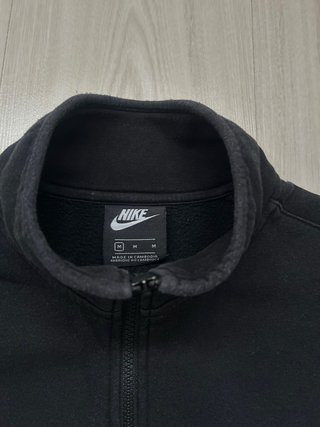 Chaqueta Sudadera Nike Negra Cremallera