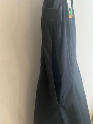 Vestido negro casual talla S con detalle