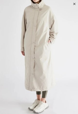 Gabardina Oysho Gris Talla S/M Nueva